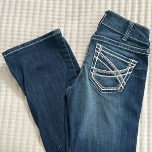 Ariat- R.E.A.L. Mid Rise Stretch Entwined Boot Cut Jean (perfect condition)